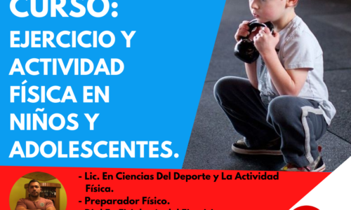 CURSO: EJERCICIO Y ACTIVIDAD FÍSICA EN NIÑOS Y ADOLESCENTES.