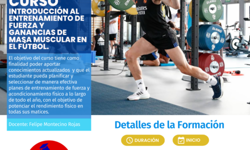 Curso Introducción al Entrenamiento de fuerza y ganancias de masa muscular en el fútbol